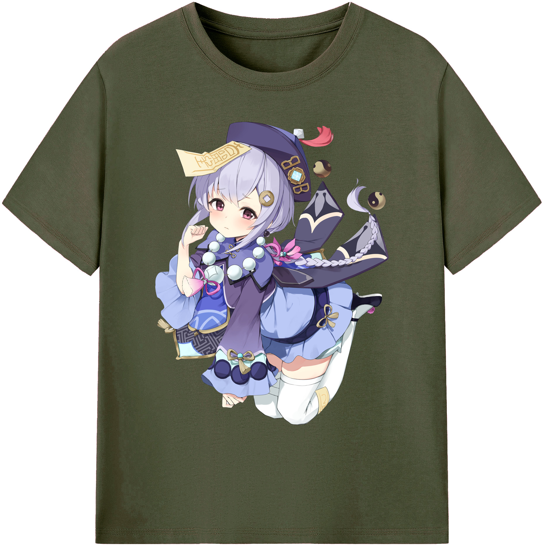 げんし神 七七 なな  genshin Nana 綿100％ メンズ半袖Tシャツ｜肌触りやわらか＆通気性